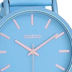 Oozoo Damen Armbanduhr Timepieces Analog Leder blau UOC11176