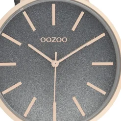 Oozoo Damen Armbanduhr Timepieces C11033 Analog Leder grau UOC11033