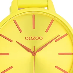 Oozoo Damen Armbanduhr Timepieces Analog Leder gelb UOC11184
