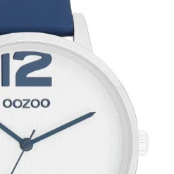 Oozoo Damen Armbanduhr Timepieces Analog Leder blau UOC11238