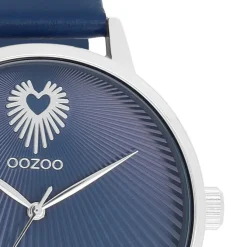 Oozoo Damen Armbanduhr Timepieces Analog Leder blau UOC11243
