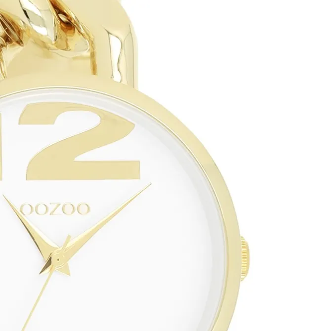 Oozoo Damen Armbanduhr Timepieces Analog Metall gold UOC11262