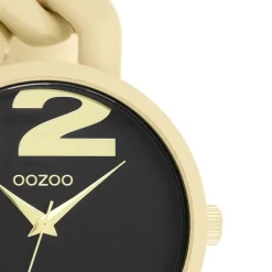 Oozoo Damen Armbanduhr Timepieces Analog Kunststoff gold UOC11266