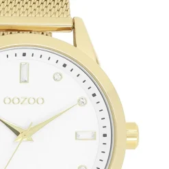 Oozoo Damen Armbanduhr Timepieces Analog Metall gold UOC11282