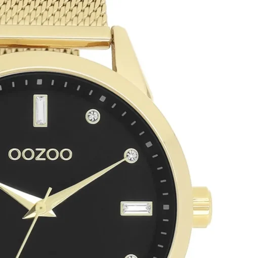 Oozoo Damen Armbanduhr Timepieces Analog Metall gold UOC11283