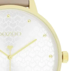 Oozoo Damen Armbanduhr Timepieces C11037 Analog Leder taupe UOC11037