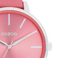 Oozoo Damen Armbanduhr Timepieces Analog Leder pink UOC11295