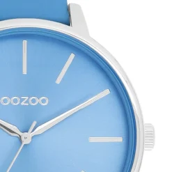 Oozoo Damen Armbanduhr Timepieces Analog Leder blau UOC11296