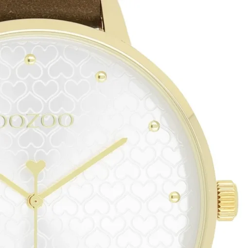 Oozoo Damen Armbanduhr Timepieces C11038 Analog Leder braun UOC11038