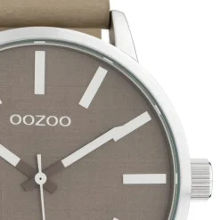 Oozoo Damen Armbanduhr Timepieces Analog Leder taupe hellbraun UOC10032