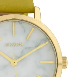 Oozoo Damen Armbanduhr Timepieces Analog Leder gelb UOC10113