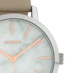 Oozoo Damen Armbanduhr Timepieces Analog Leder taupe hellbraun UOC10112