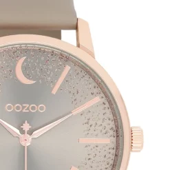 Oozoo Damen Armbanduhr Timepieces C11041 Analog Leder taupe UOC11041