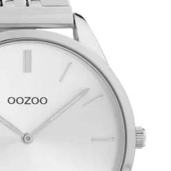 Oozoo Damen Armbanduhr Timepieces Analog Metall silber UOC9981A