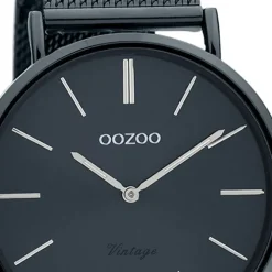 Oozoo Damen Armbanduhr Timepieces Analog Metall dunkelblau UOC20003