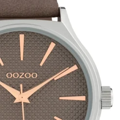 Oozoo Damen Armbanduhr Timepieces Analog Leder braun UOC10108