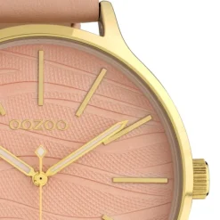 Oozoo Damen Armbanduhr Timepieces Analog Leder rosa UOC10121