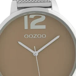 Oozoo Damen Armbanduhr Timepieces Analog Metall silber UOC10140