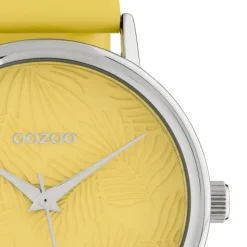 Oozoo Damen Armbanduhr Timepieces Analog Leder gelb UOC10169