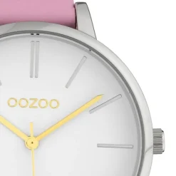 Oozoo Damen Armbanduhr Timepieces Analog Leder pink UOC10180