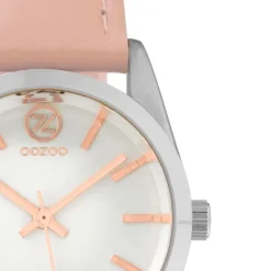 Oozoo Damen Armbanduhr Timepieces Analog Leder pink UOC10189