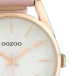 Oozoo Damen Armbanduhr Timepieces Analog Leder pink UOC10221