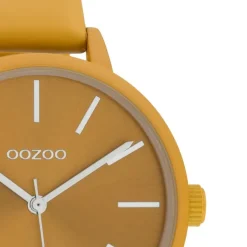 Oozoo Damen Armbanduhr Timepieces Analog Leder senfgelb UOC10254