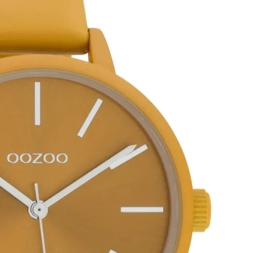 Oozoo Damen Armbanduhr Timepieces Analog Leder senfgelb UOC10254