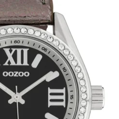 Oozoo Damen Armbanduhr Timepieces Analog Leder braun UOC10267