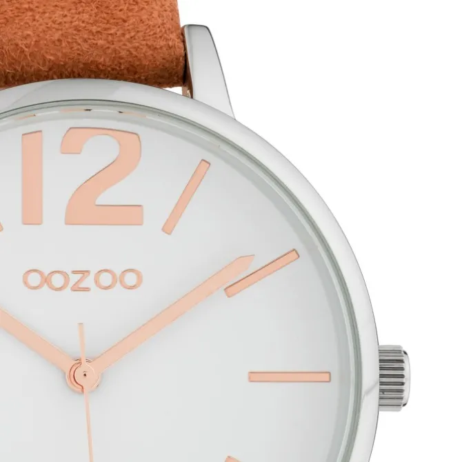 Oozoo Damen Armbanduhr Timepieces Analog Leder braun UOC10435