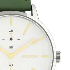 Oozoo Damen Armbanduhr Timepieces Analog Leder grün UOC10586