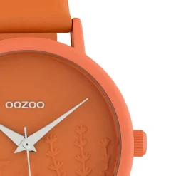 Oozoo Damen Armbanduhr Timepieces Analog Leder orange UOC10605