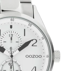 Oozoo Damen Armbanduhr Timepieces Analog Metall silber UOC10630