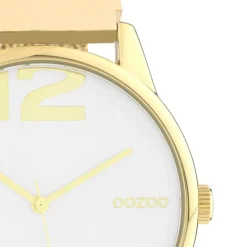 Oozoo Damen Armbanduhr Timepieces Analog Metall gold UOC10867