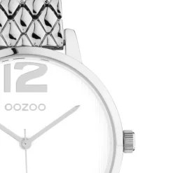 Oozoo Damen Armbanduhr Timepieces Analog Metall silber UOC11020