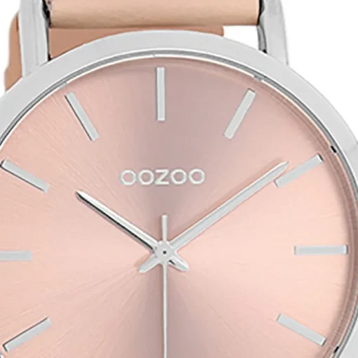 Oozoo Damen Armbanduhr Timepieces Analog Leder rosa UOC11193