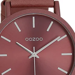 Oozoo Damen Armbanduhr Timepieces Analog Leder altrosa UOC11195