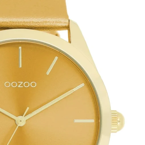 Oozoo Damen Armbanduhr Timepieces Analog Leder gelb UOC11332