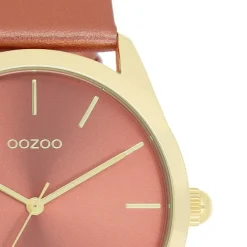 Oozoo Damen Armbanduhr Timepieces Analog Leder rot UOC11334