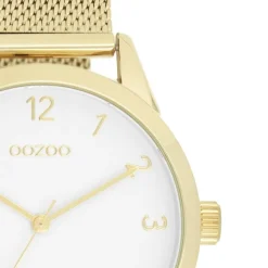 Oozoo Damen Armbanduhr Timepieces Analog Metall gold UOC11322