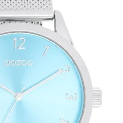 Oozoo Damen Armbanduhr Timepieces Analog Metall silber UOC11321