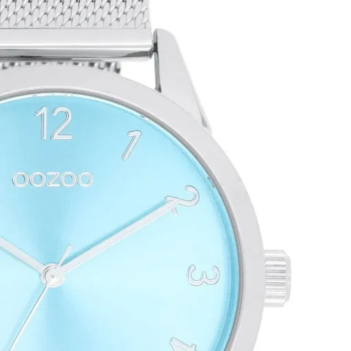 Oozoo Damen Armbanduhr Timepieces Analog Metall silber UOC11321