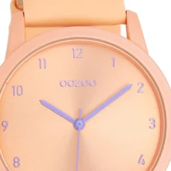 Oozoo Damen Armbanduhr Timepieces Analog Leder orange UOC11075
