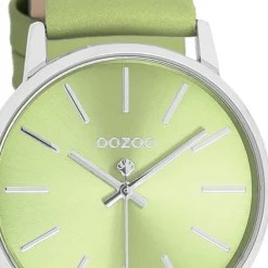 Oozoo Damen Armbanduhr Timepieces Analog Leder grün UOC11367