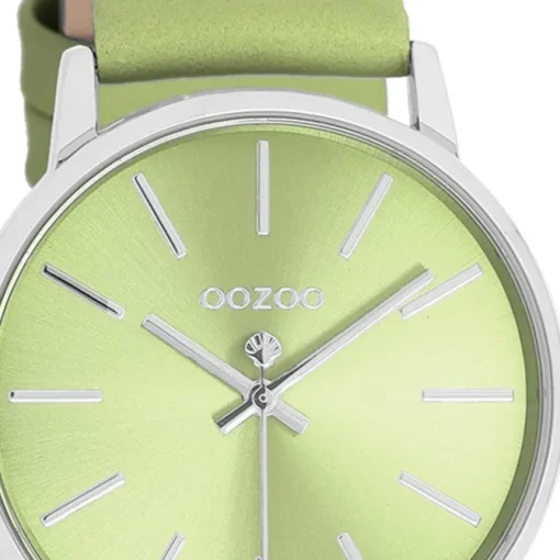 Oozoo Damen Armbanduhr Timepieces Analog Leder grün UOC11367