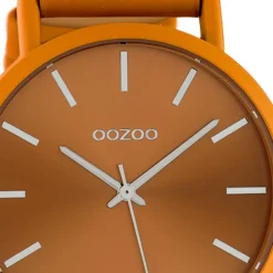 Oozoo Damen Armbanduhr Timepieces Analog Leder orange UOC10451