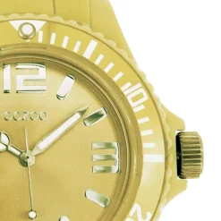 Oozoo Damen Armbanduhr Timepieces Analog Silikon gelb UOC4355A