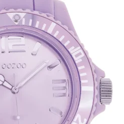 Oozoo Damen Armbanduhr Timepieces Analog Silikon lila UOC4365A