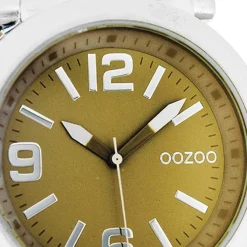 Oozoo Damen Armbanduhr Timepieces Analog Silikon gelb UOC4455A