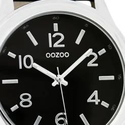 Oozoo Damen Armbanduhr Timepieces Analog Leder schwarz UOC4559A